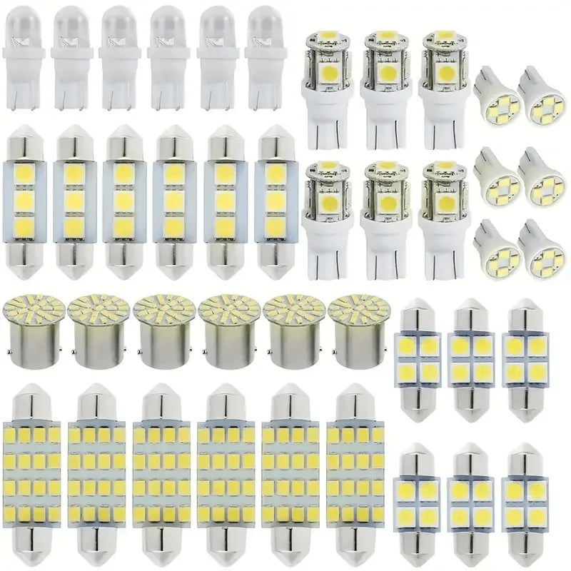 42pcs/20pcs Car LED Combination Set Lamp T10 Wide Lamp Doubl