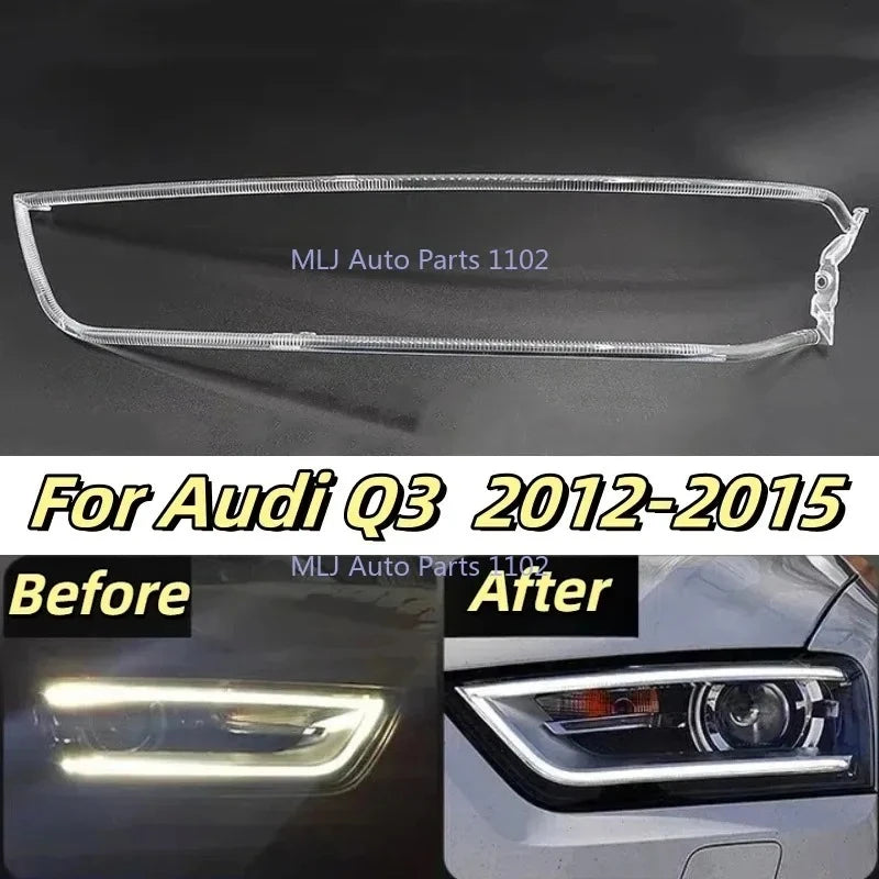 Headlight DRL Tube Acrylic tube Light Guide Strip Light DRL Strip for Audi Q3