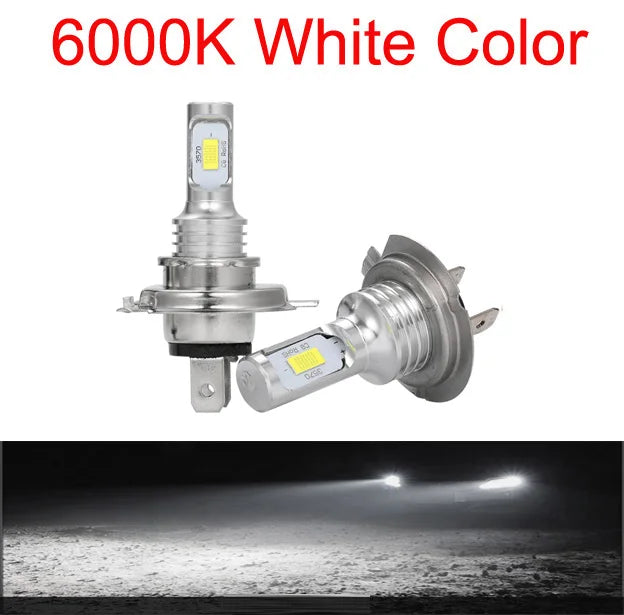 2Pcs 20000LM H7 H4 H8 H11 LED Headlight 9005 HB3 9006 HB4 CSP LED Headlamp Bulb 120W Turbo Auto Lamp 6000K 12V