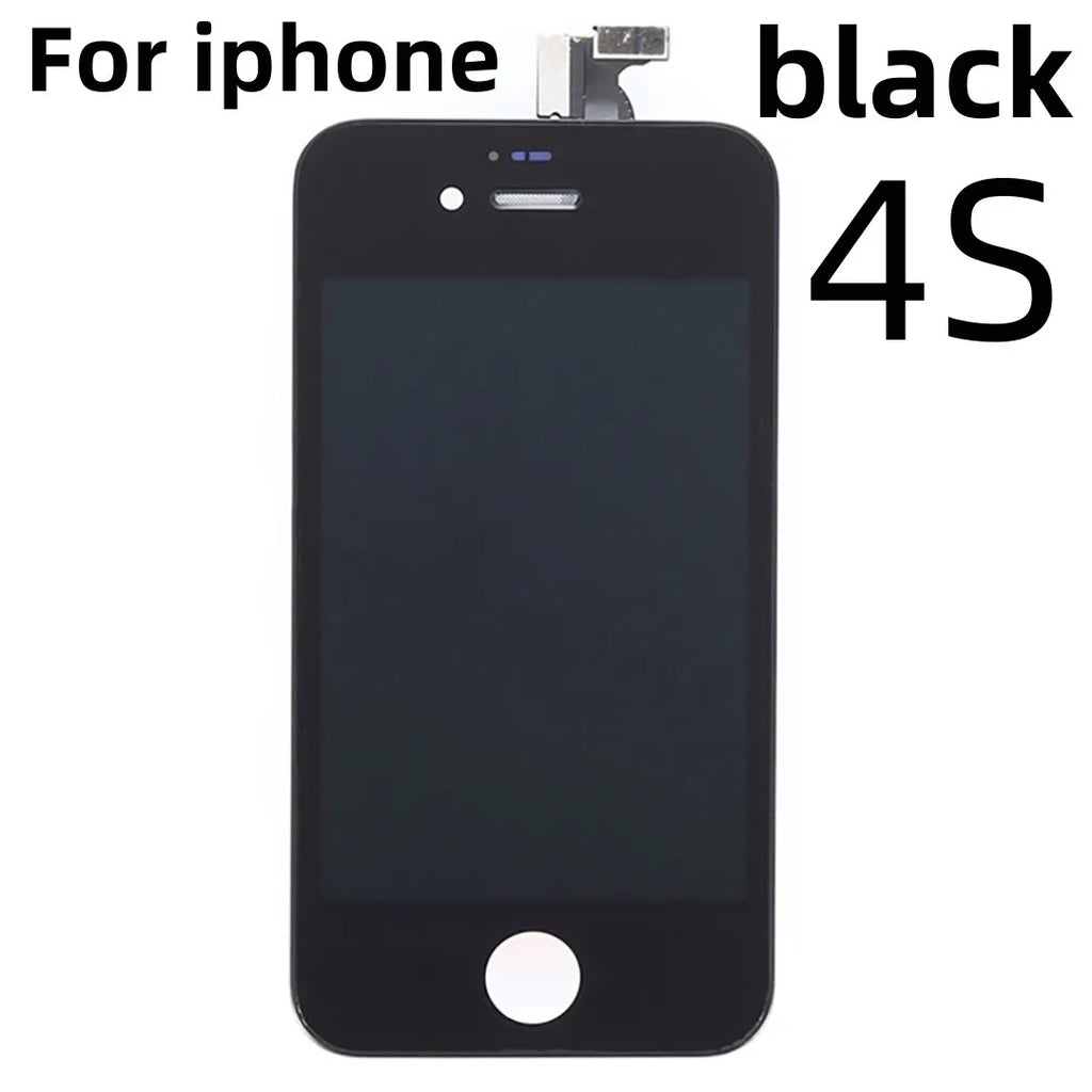 Lcd Display For Iphone 4 4S 5 5S 6 6S 7 8 Plus 7P 8P Black White Lcd Replacement Screen Digitizer Assembly With Repair Tools