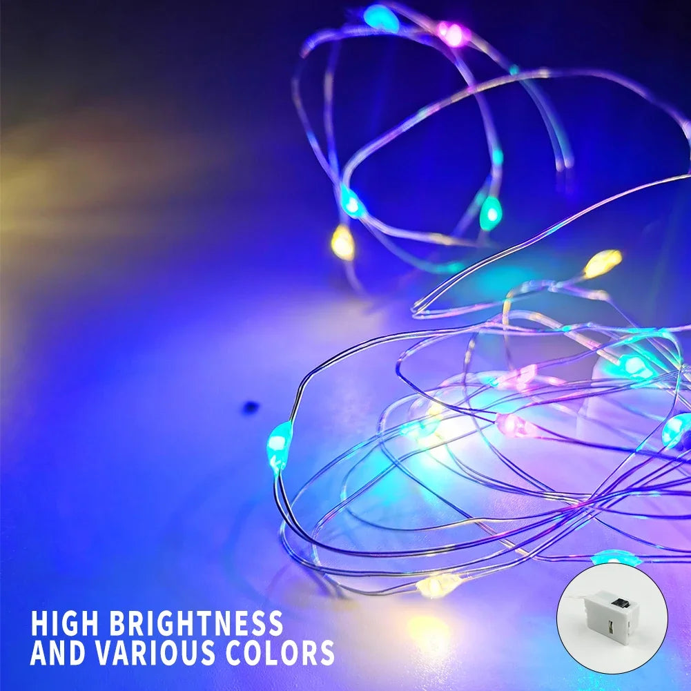 20PCS Mini LED String Lights 2m 20LED Waterproof Fairy Light