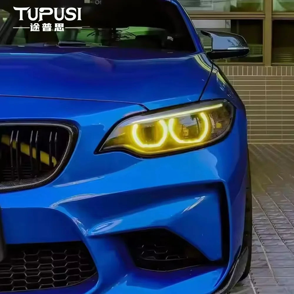 Angel Eyes DRL Driving Lights for BMW F22 F23 220i M2 F87 Headlight Daylight LED Daytime Running Light for