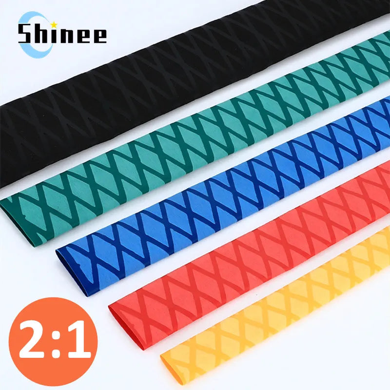 1/3/5Pcs Non Slip Heat Shrink Tube Fishing Rod Wrap 15 18 20
