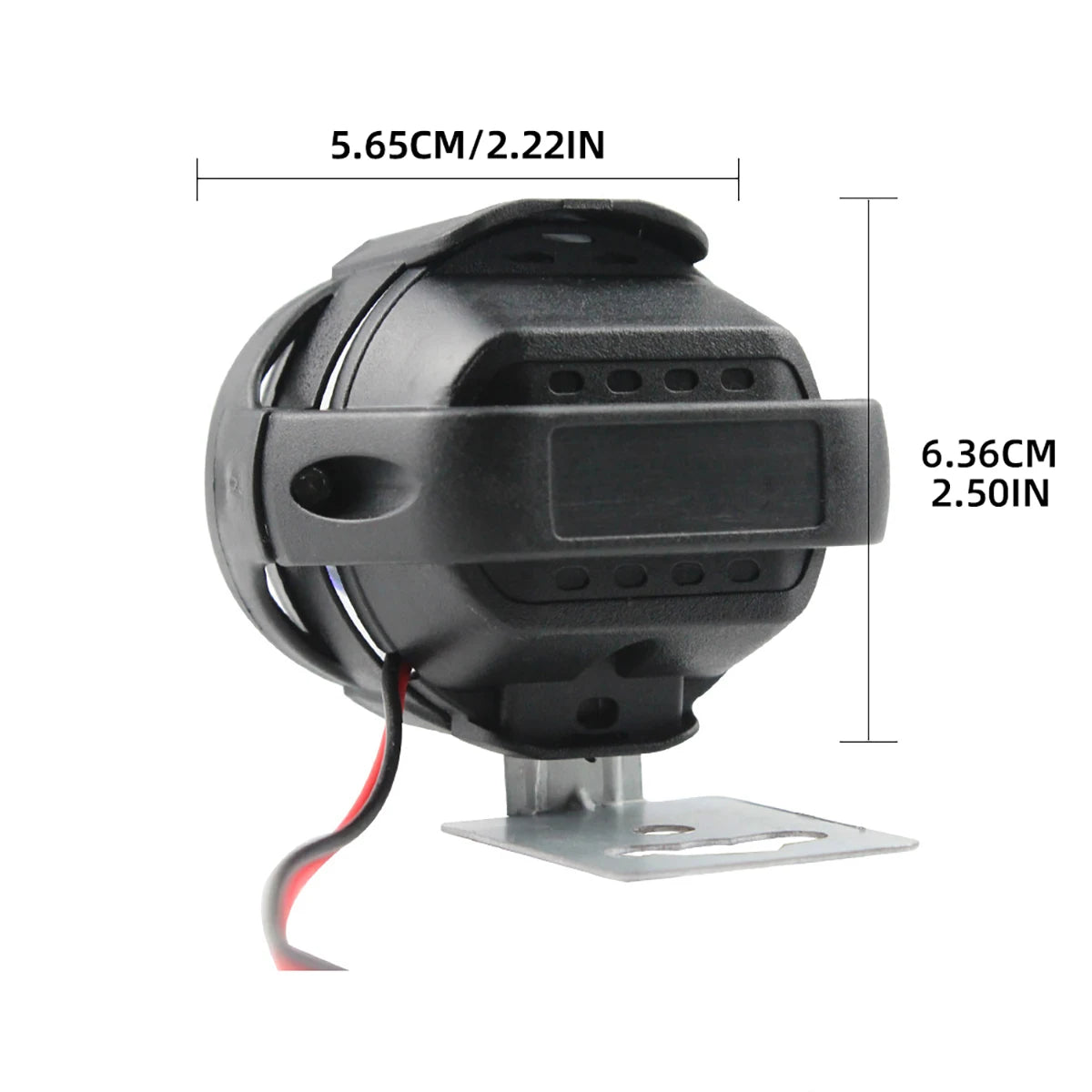 2PCS 6 LED Motorcycle Headlight Waterproof Scooters Spotligh