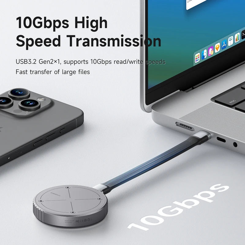 Hagibis Magnetic M.2 2230 NVMe SSD Enclosure SSD Case USB C 