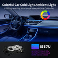 Car LED Flexible Strip Cool Light Fit For Toyota 4Runner 2025-2026 Music Sync Ambient Lamp 256 Colors Dashboard Through-body Light Easy Install Non-Waterproof Car Interior Atmosphere Light