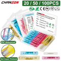 20/50/100PCS Heat Shrink Butt Wire Terminal Kit Waterproof S