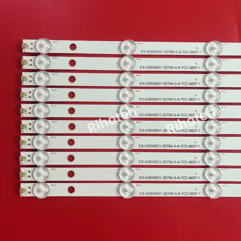 LED Backlight Strip for TB4307D V0_00 EX-43S04E01-2B753 MT43W MT43W-267C3 861A3 A B 26723 P430HVF01.0