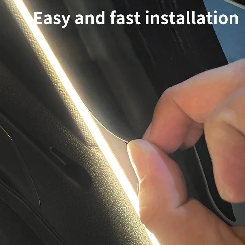 Car Trunk LED Ambient Light Strip PVC Flexible Ambient Light