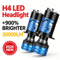 New Car H4 LED Len Headlight Bulb With Mini Lens 30000LM Sup