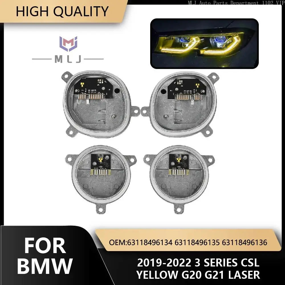 Headlight DRL CSL Yellow Chip DRL Module Angel Eye for BMW G21 G20 2019-2022