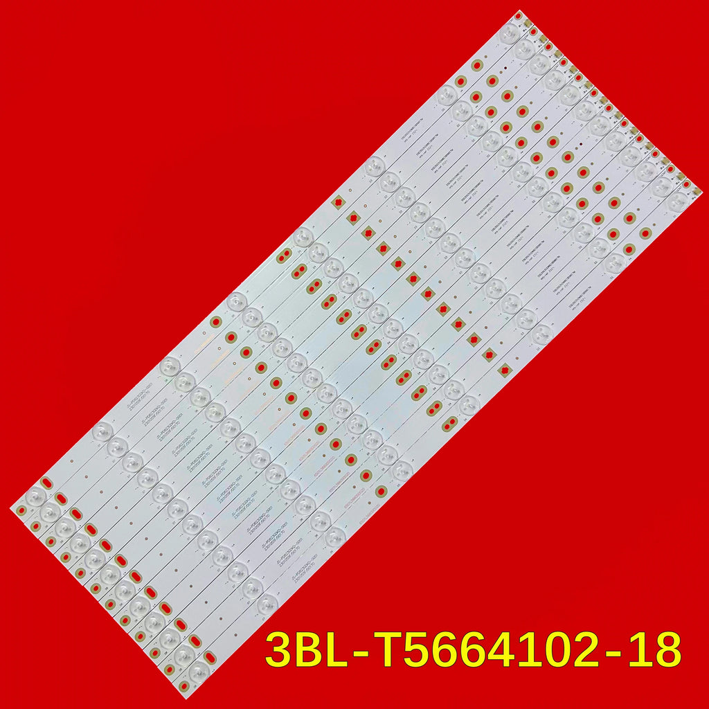 LED Backlight Strip for 55CE5810D 55CE5112 LS55M31 X55 F55DB7000T 55F70D 3BL-T5664102-18 - Replacement TV