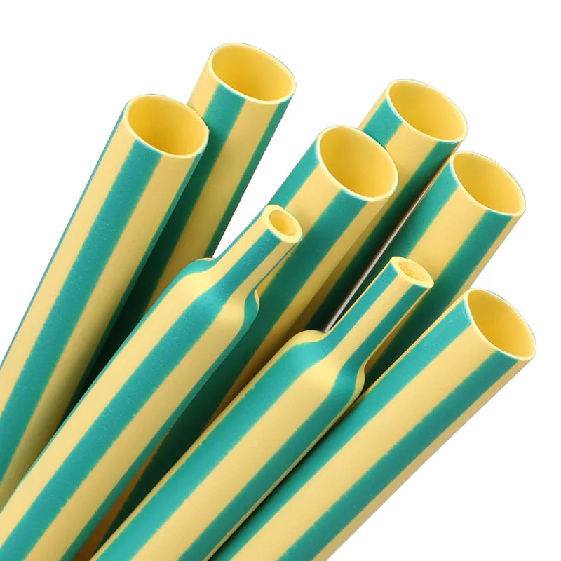 Yellow-Green 3 1 Heat Shrink Tube With Glue 1.6mm - 50mm Dua