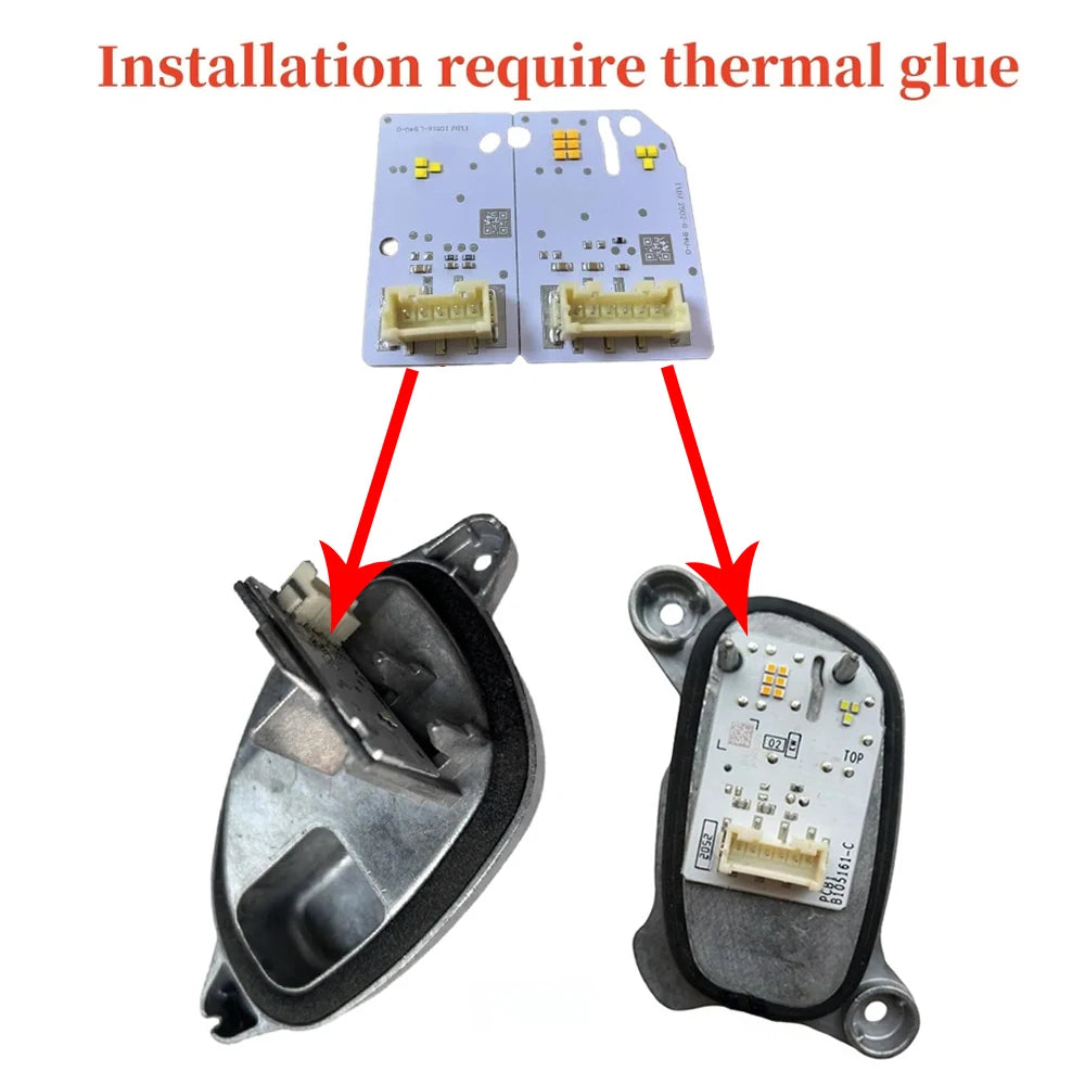 Angel Eyes DRL Boards For 2019-2024 BMW 1 2 Series F40 F44 Gran Coupé 118i 218i M235iX LED Headlight Daytime