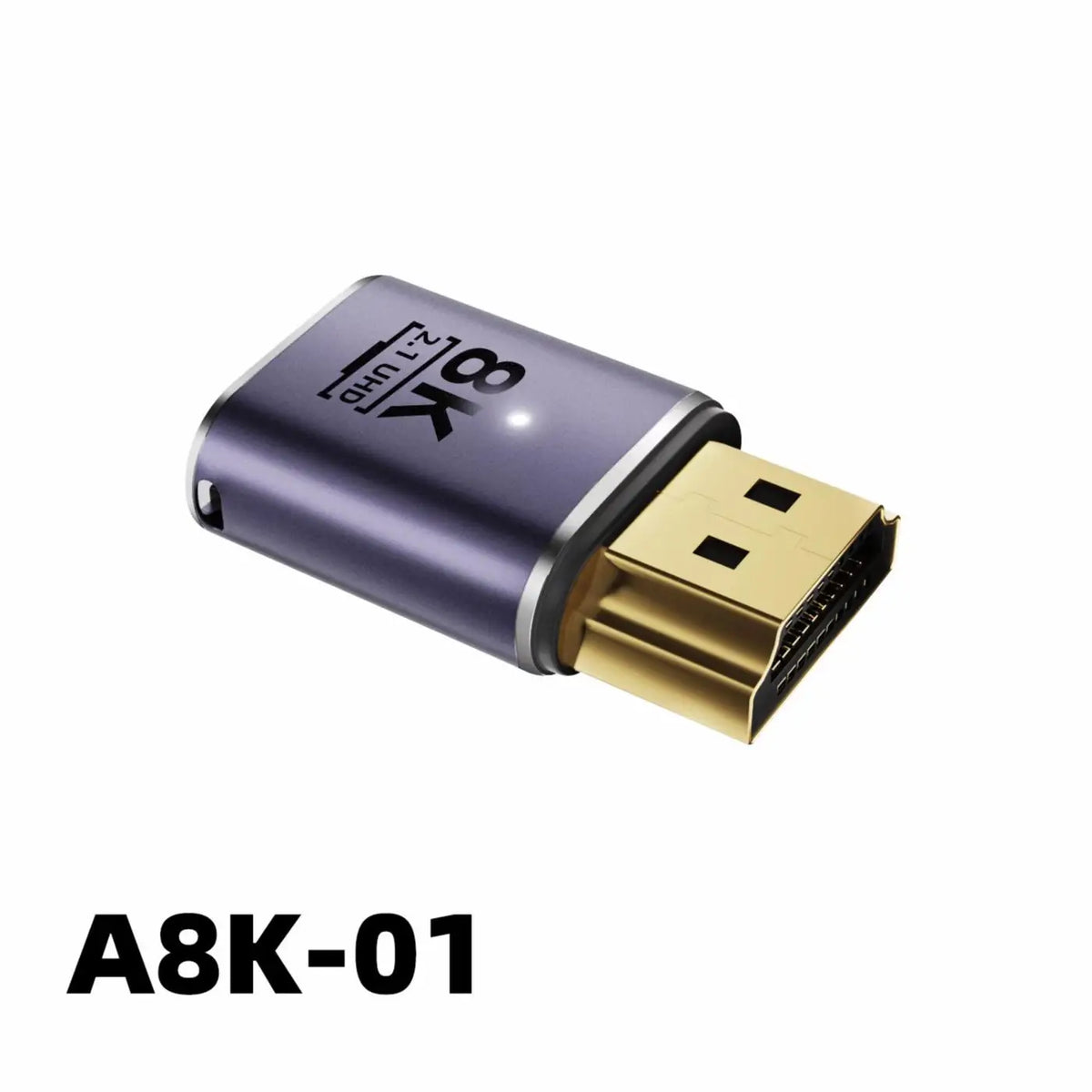 360 Degree Angled U-shaped L Converter Mini HDMI Male to HDMI-compatible 2.1V Female Extension 4K 5K 3D UHD 8K 60Hz Adapter