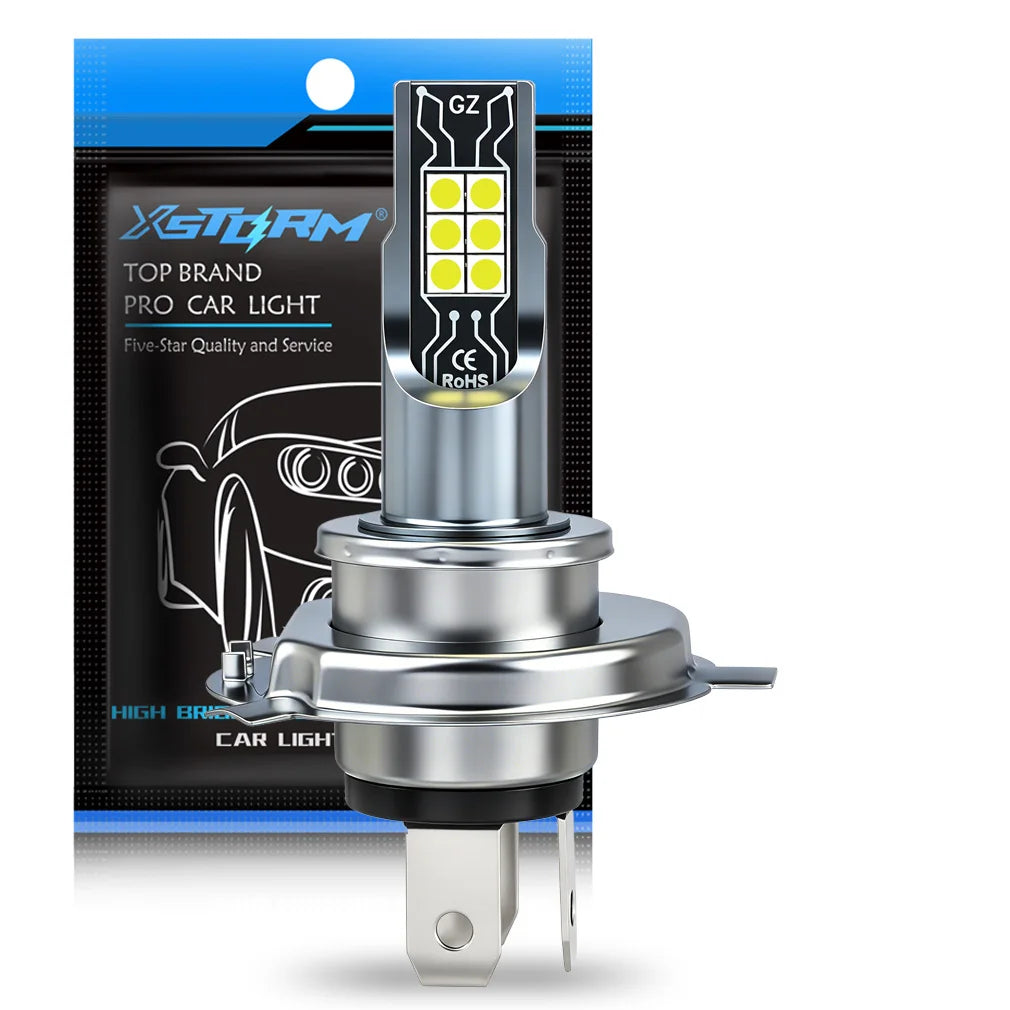 XSTORM 1/2 PCS H11 LED Fog Headlights Bulbs Canbus No Error 9005 HB3 9006 HB4 H7 H4 LED Lights Bulbs for Car 30000LM 80W 12V