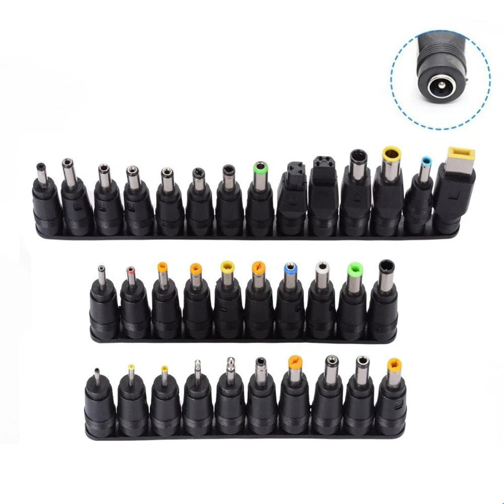 34PCS 8PCS Universal Power Adapter Supply Tips Connector 5.5