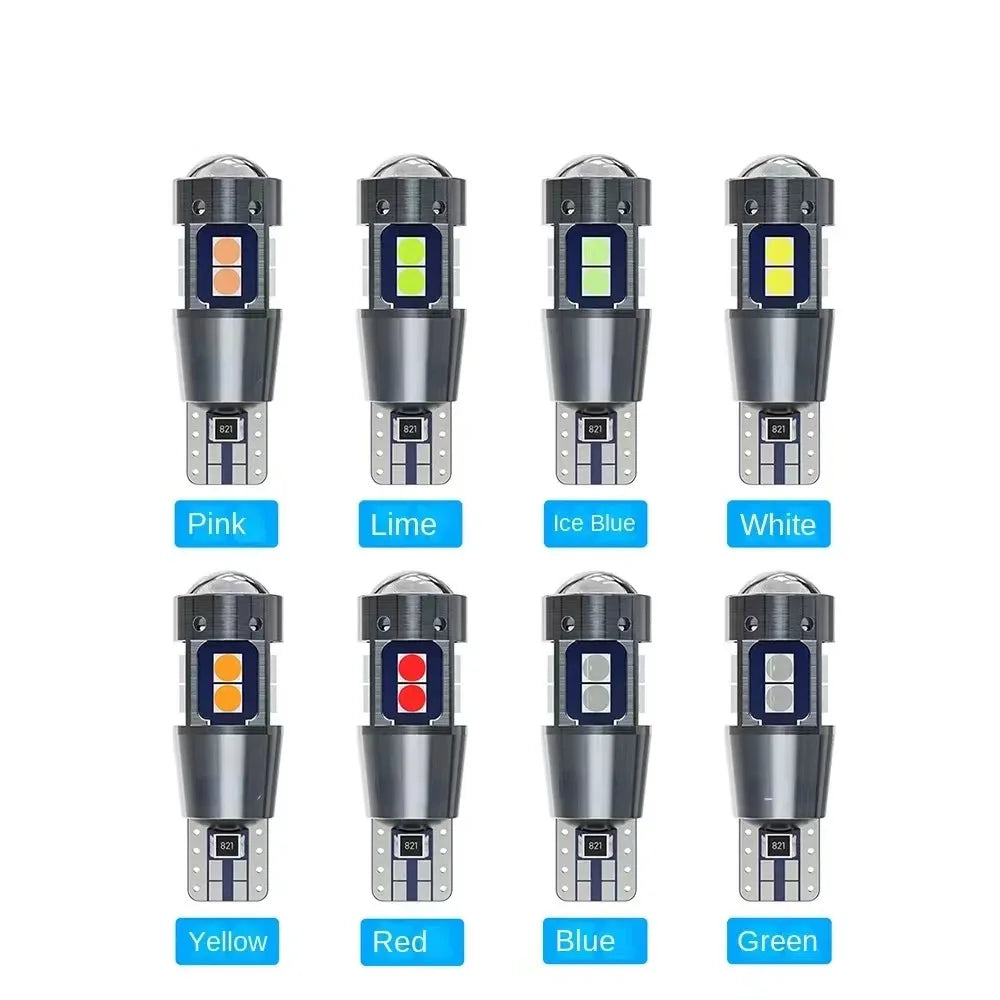 4pcs Car Interior Side Light T10 W5W 168 192 Led Tail Light 