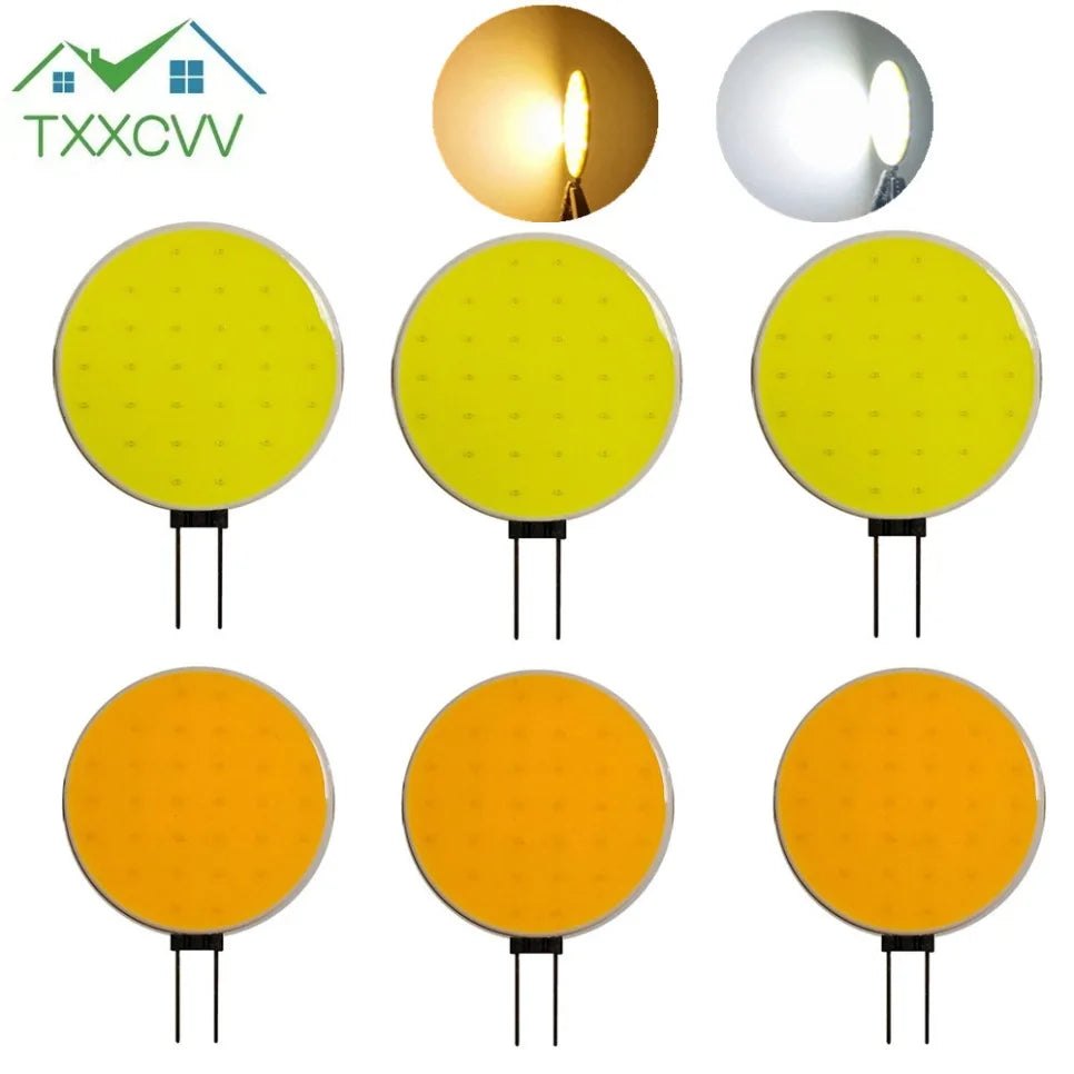 5 Pcs G4 LED Chip COB Bulb 5W 7W LedDC 12V Led matrix Light 