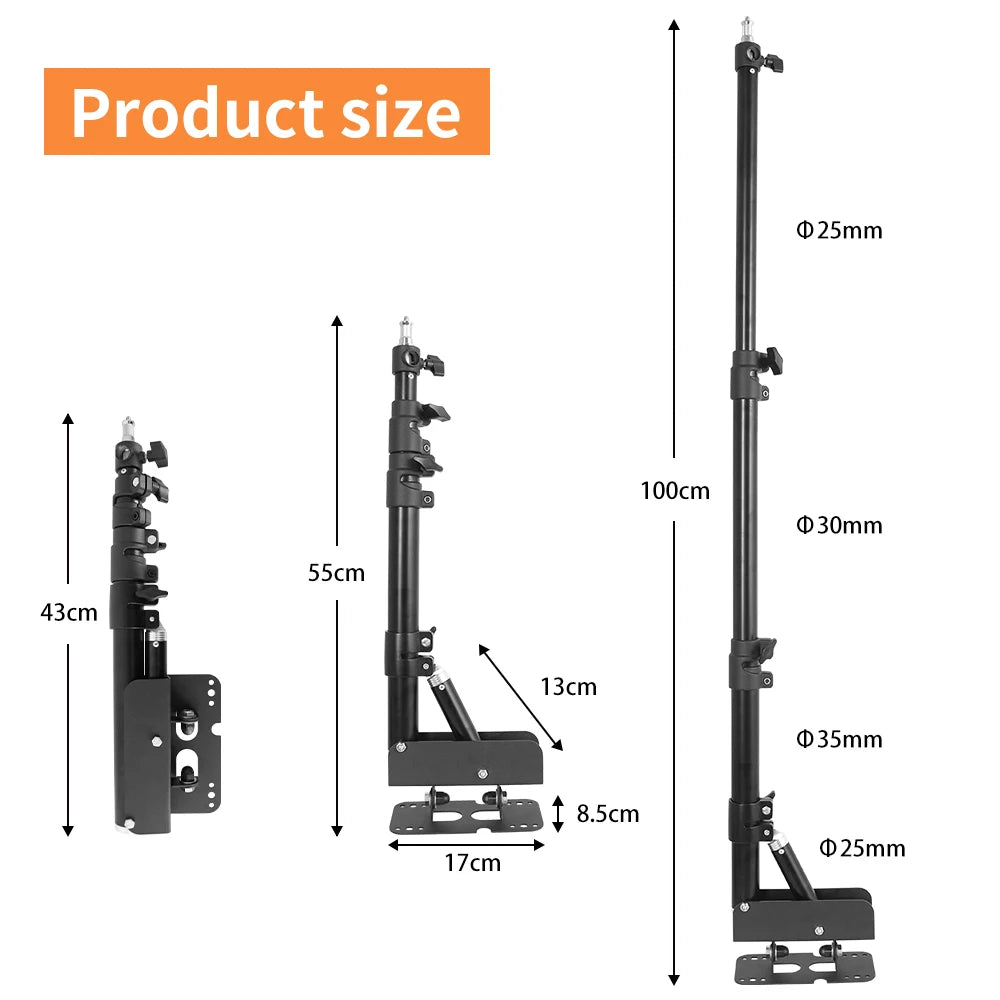 Wall bracket fastener for Projector Wall Mount Stand Photography Ceiling Bracket Holder Softbox LED Panel Light Security Camera