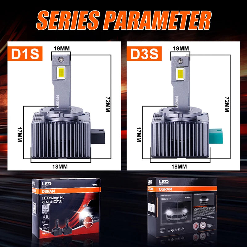 OSRAM Original D1S D3S LED Car Headlight Bulb D1S LED CANbus