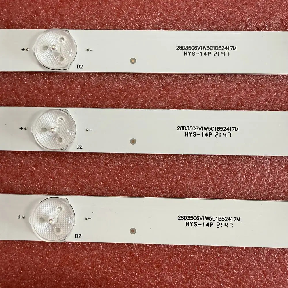 LED Backlight Strip for Kit 3pcs 5LED LED Backlight Strip For TV H28V9900 H28VPP00 4C-LB280T-YH2 YH1
