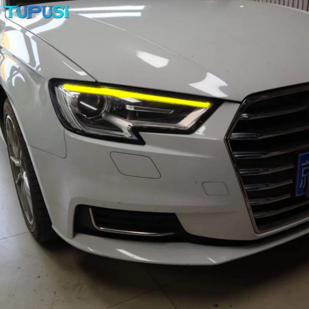 Angel Eyes Yellow For Audi Car 2017-2020 A3 S3 RS3 Daytime Running Lights LED Light DRL Module LED Circuit