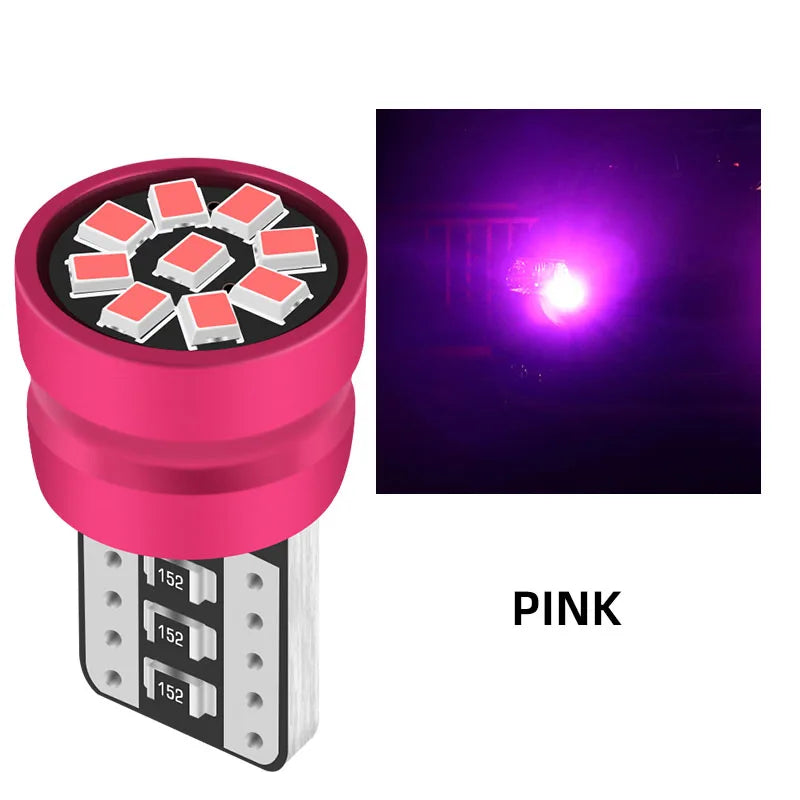 4pcs T10 W5W Canbus LED Bulb 194 168 5W5 Bulb 12V 2016 9SMD Car Clearance Interior Reading Parking Lights Dome Lamp No Error