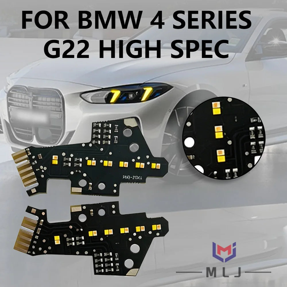 Angel Eyes DRL Chip Boards Daytime Running Light Headlamp Accessories For BMW 4 Series G22 2024-2026 High
