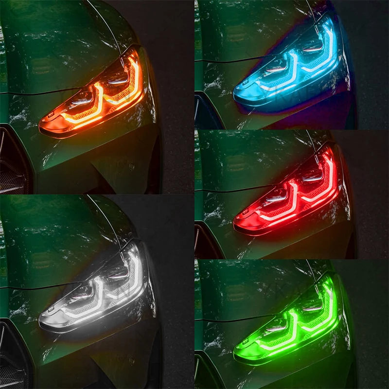 Angel Eyes DRL LED Module For BMW M3 M4 4 Series G80 G82 G83 G22 G23 G26 Laser Headlight Daytime Running