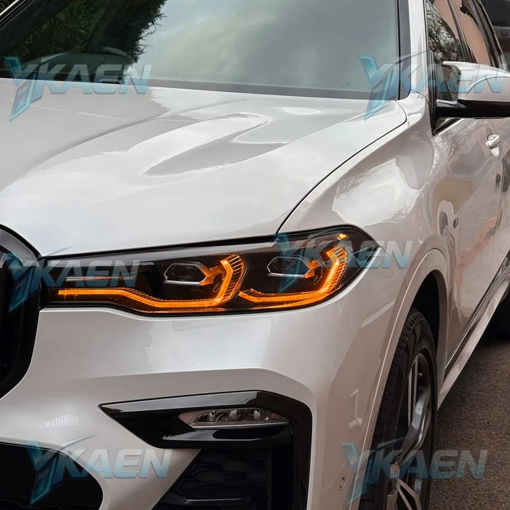 DRL Boards For BMW X7 G07 2019-2021 Laser Headlight Daytime Running Light Chips Angel Eyes Blue Red White for