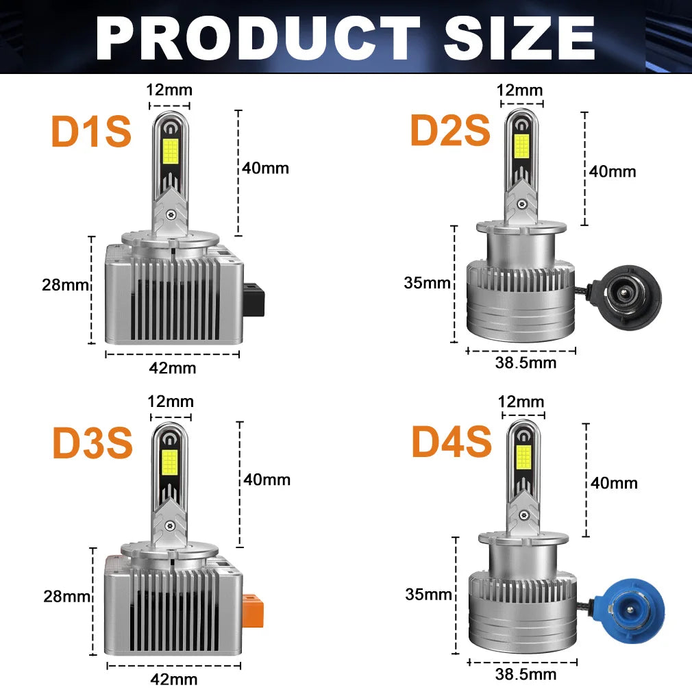 New D Series D1S D3S Led Headlight Bulb Canbus For Car D2S L