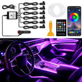 RGB Car Interior Ambient Light Kit APP & Remote Control Flex