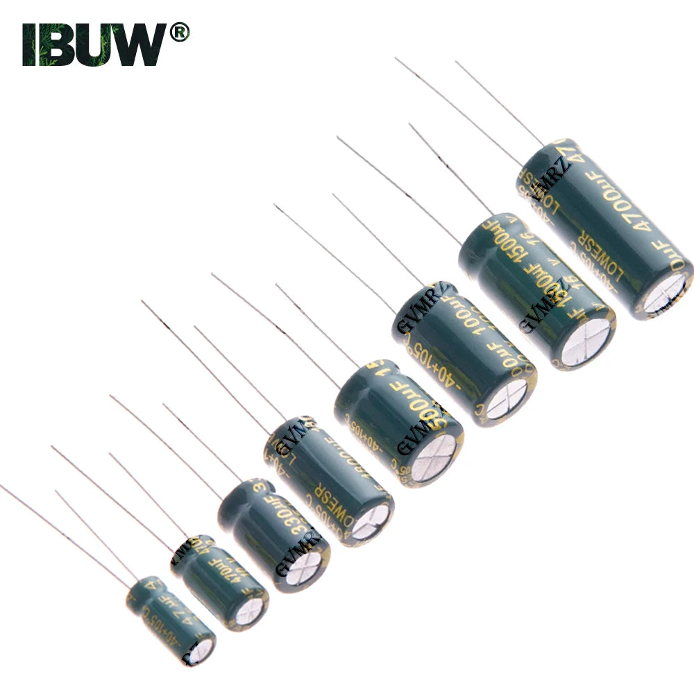 6.3V 10V 16V 25V 35V 50V 63V 100V 160V High Frequency Low ES