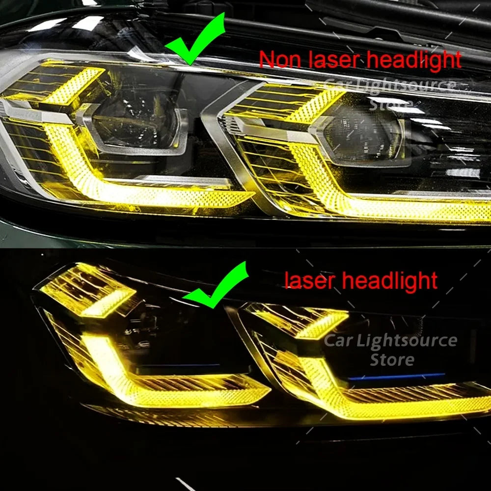Angel Eye DRL LED Boards For BMW X3 X3M G01 X4 X4M G02 F97 F98 LCI 2021-2024 Headlight Daytime Running Light