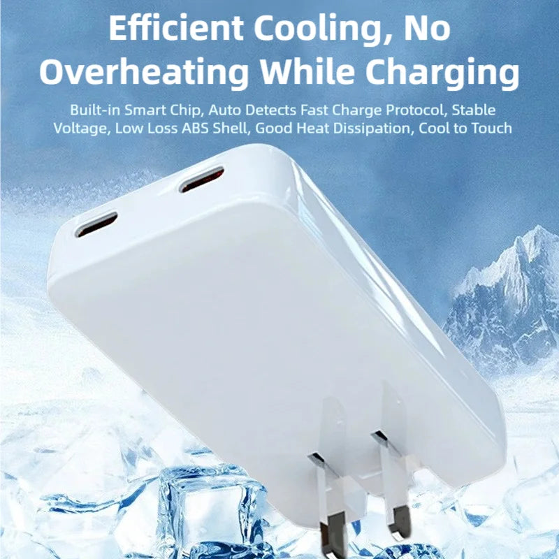 TINSOL PD 65W Ultra-thin Gallium Nitride Charger US/EU/KR/UK