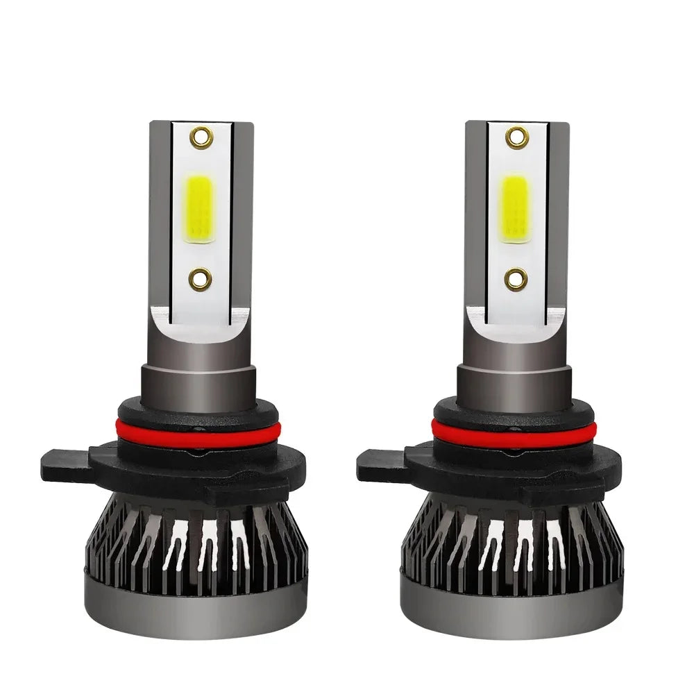 Mini LED Headlight Bulbs H11 H7 H4 9005/HB3 Combo Kit 6000K 