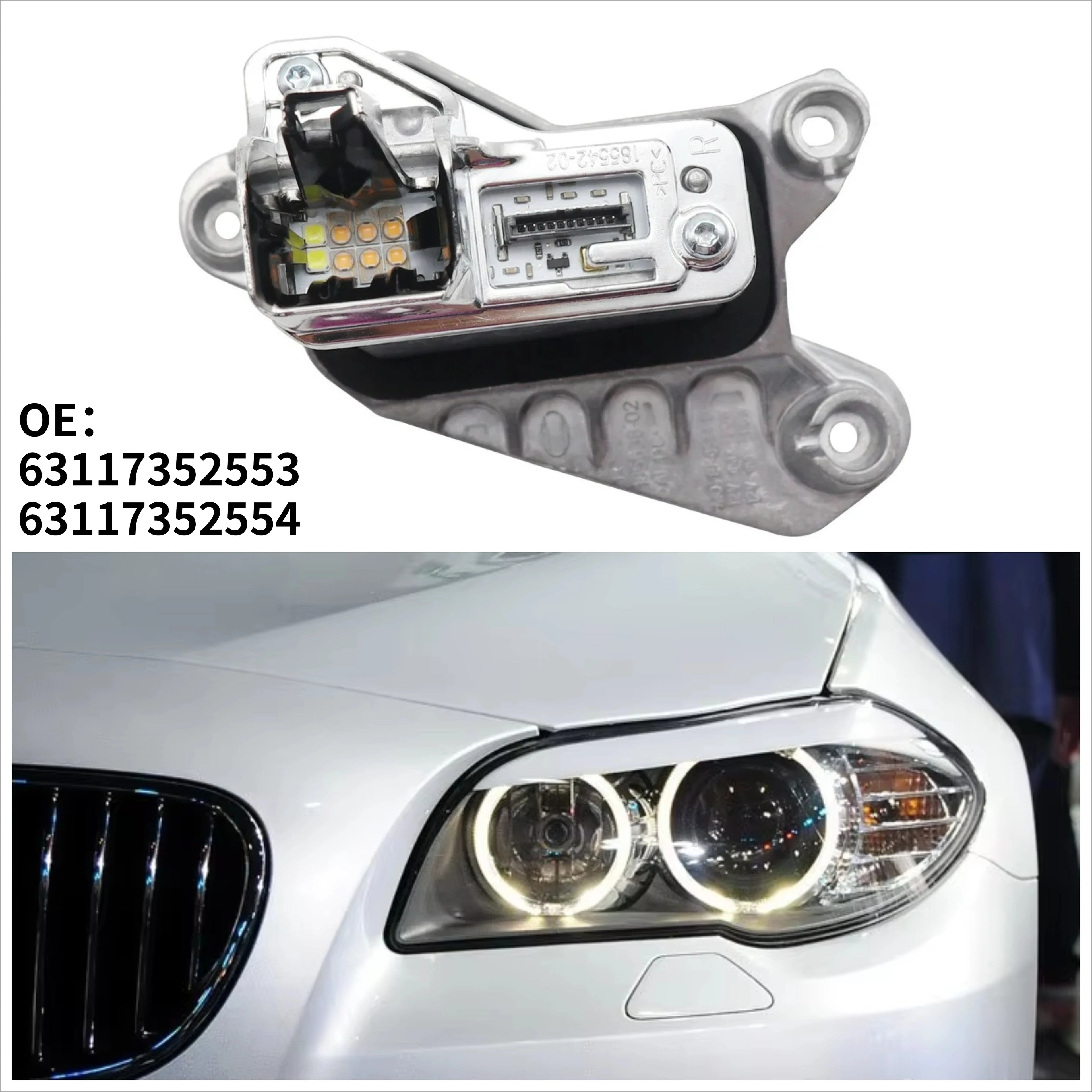 Angel Eyes Headlight Turn Signal Light Module for F11 F18 F10 2013-2018