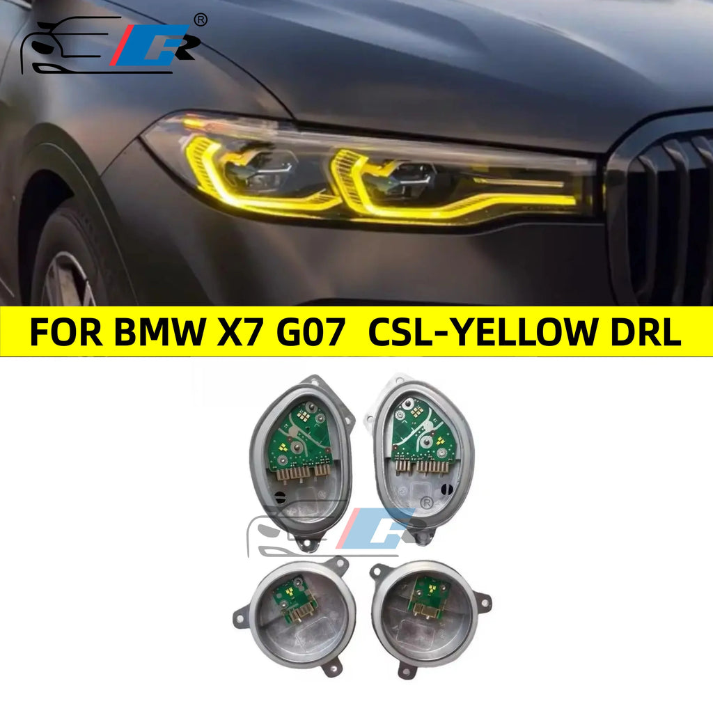 Angel Eyes DRL multicolor For 2019 2020 2021 BMW X7 G07 Laser Daytime Driving Lights Turn Signal LED Modules