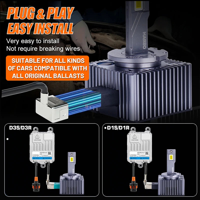 OSRAM Original D1S D3S LED Car Headlight Bulb D1S LED CANbus