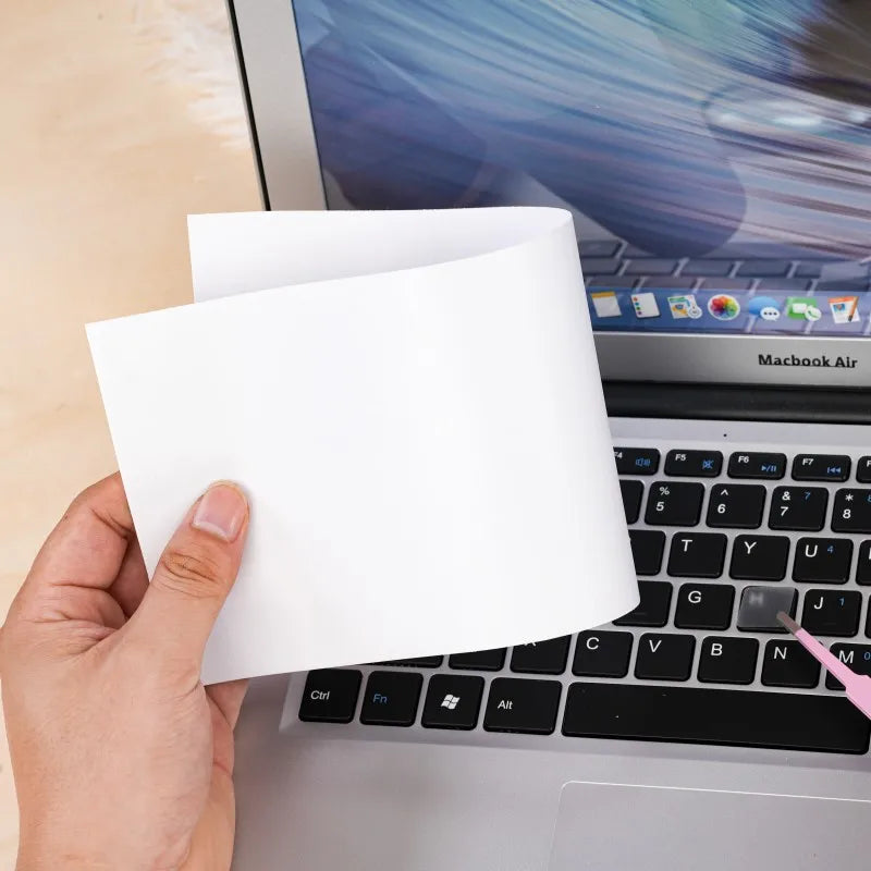 Transparent Matte Keyboard Stickers for MacBook Us Qwerty Bl
