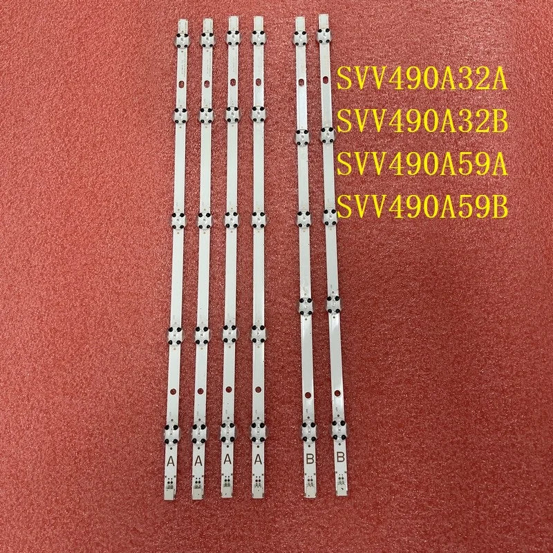 LED Backlight Strip for Kit LED Strip For D49U297N4CW D49F286B4CW Telefunken TE49282B34C2H D49F283M3CI