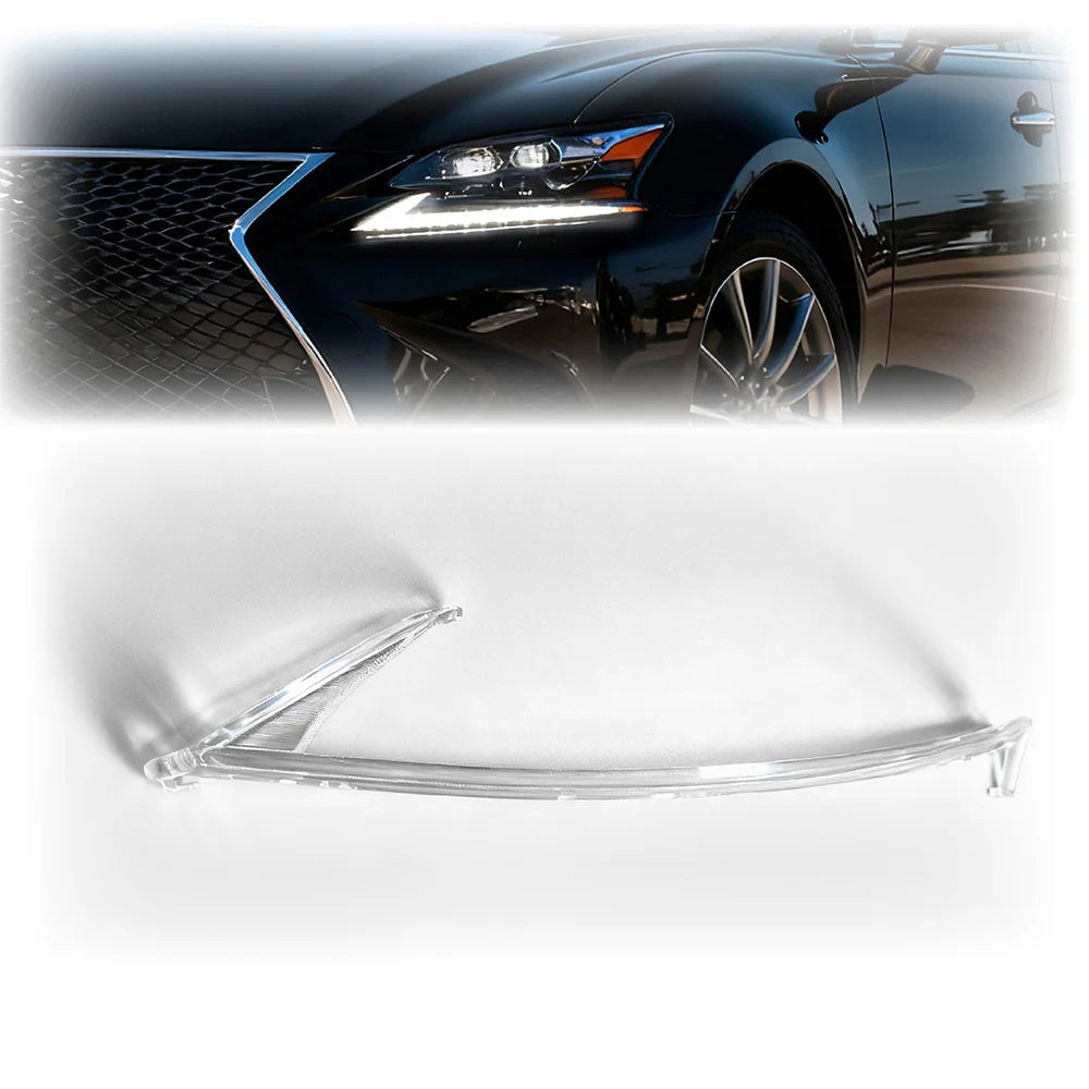 DRL Light Guide Tube For Lexus LS460 2013-2016 Headlight Daytime Running Light Angel Eye Replacement Tube for