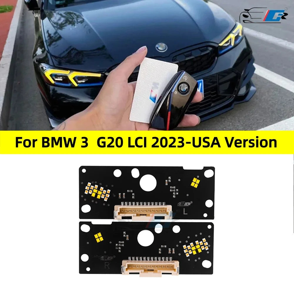 DRL Multicolor LED Module Style Daytime Running Lights Yellow DRL for BMW G28 G21 G20