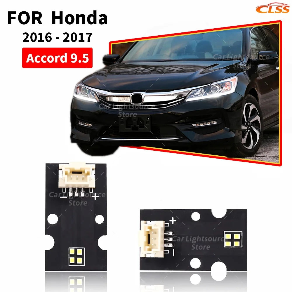 DRL Boards Angel Eyes For Honda Accord 9.5 2016-2017 Headlight Daytime Running Lights Chips Light Source