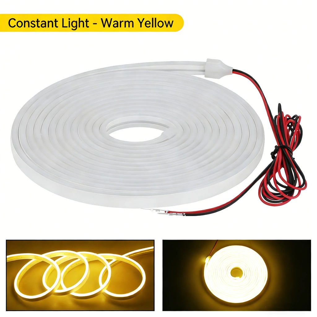 Car LED Trunk Lighting Lights Dynamic Flowing Flexible Light Strip Scanning Atmosphere Lamp Waterproof for Car Light Accessories