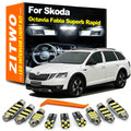 Canbus Car LED Interior Dome Map Light Bulb Kit For Skoda Oc