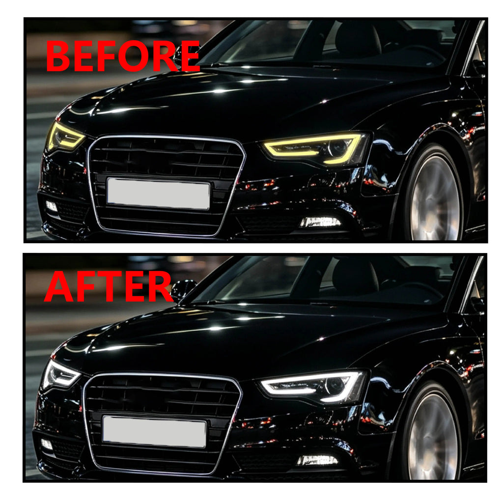 DRL Light Guide Plate For Audi A5 S5 2012 2013 2014 2015 2016 Car LED Headlight Daytime Running Light Tube