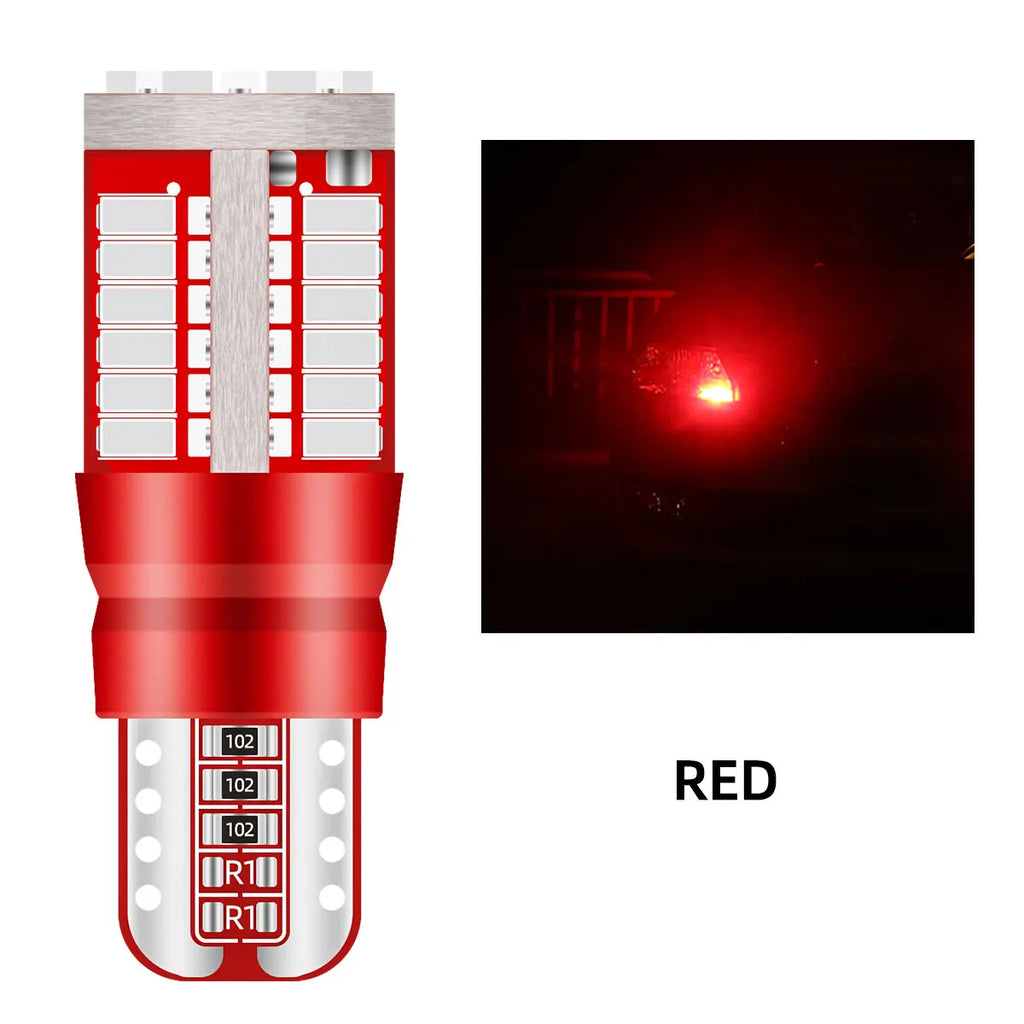 2pcs T10 W5W LED CANBUS No Error 12V Car Side Interior Lights 168 194 3014 SMD Car Clearance Reading Parking Lights Dome Lamp