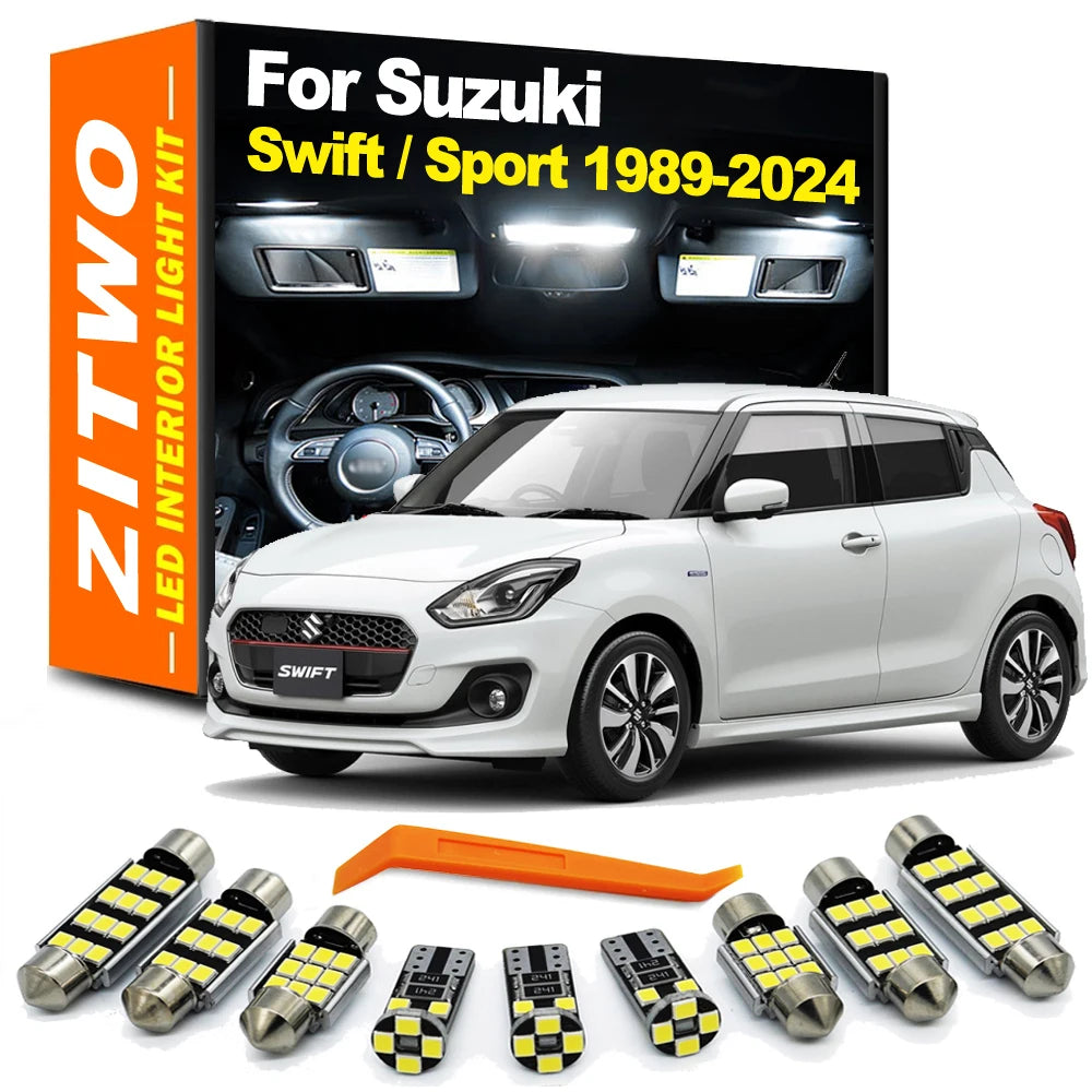ZITWO Car LED Bulb Interior Dome Map Trunk Light Kit For Suz